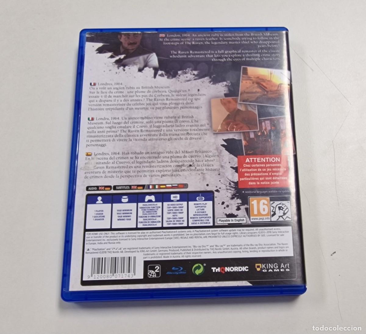 Videojuegos y consolas PS4 de segunda mano: The raven remastered Ps4 - Foto 2
