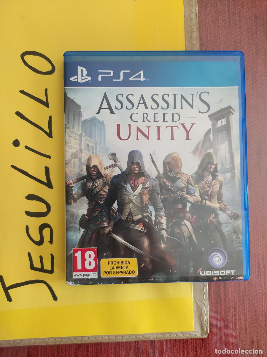 Videojuegos y consolas PS4 de segunda mano: JUEGO PS4 ASSASIN&acute;S CREED UNITY USADO - Foto 1