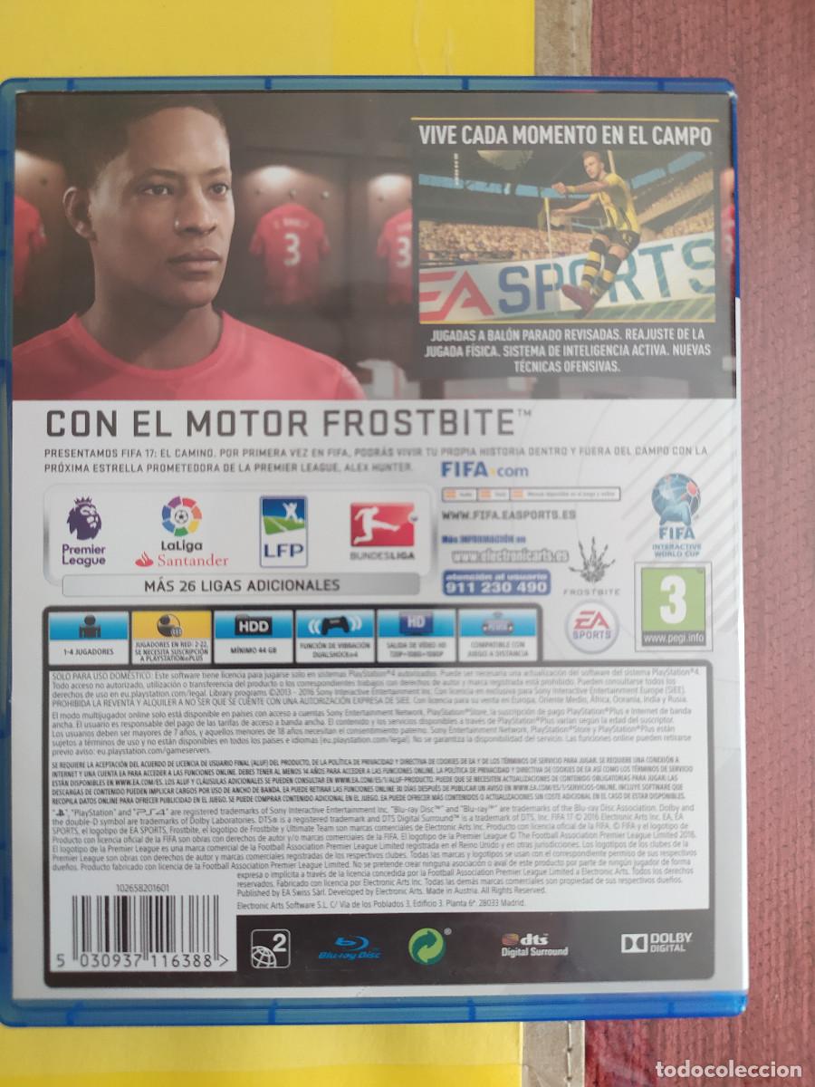 Videojuegos y consolas PS4 de segunda mano: JUEGO PS4 FIFA 17 USADO - Foto 3