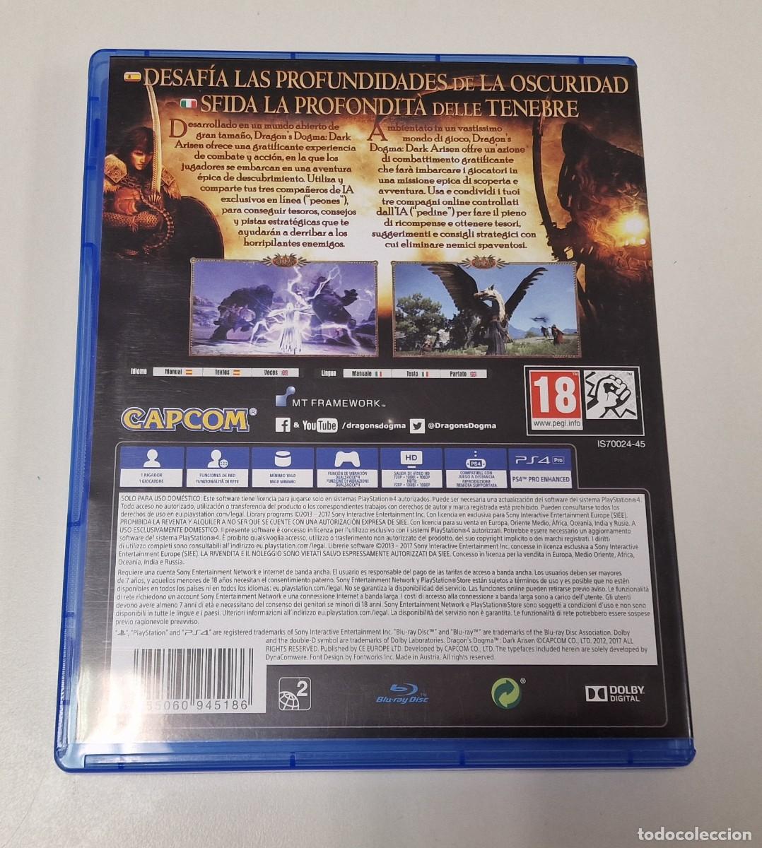 Videojuegos y consolas PS4 de segunda mano: Dragons Dogma: Dark Arisen Ps4 - Foto 2