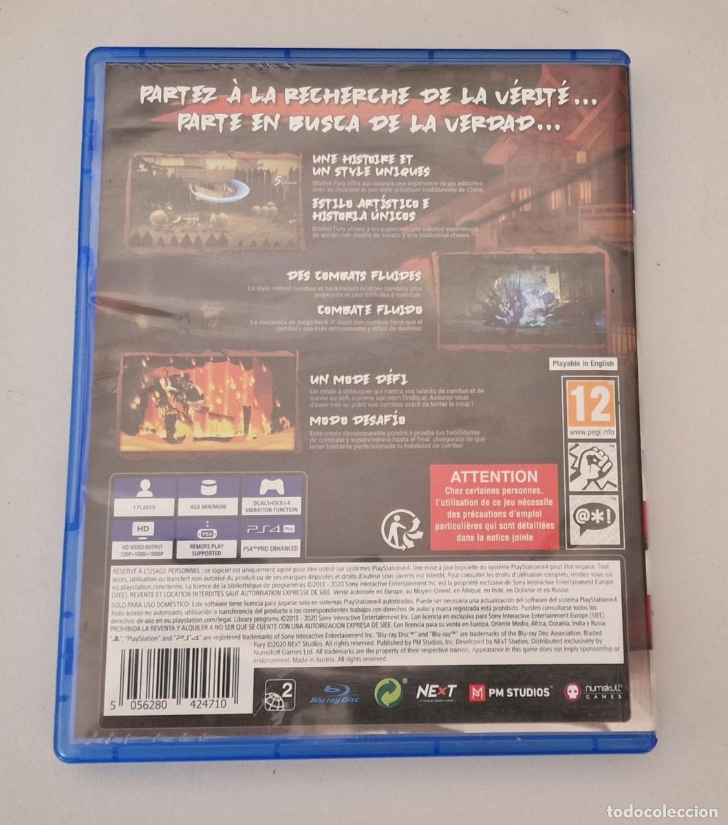Videojuegos y consolas PS4 de segunda mano: Bladed Fury Playstation 4 - Foto 2
