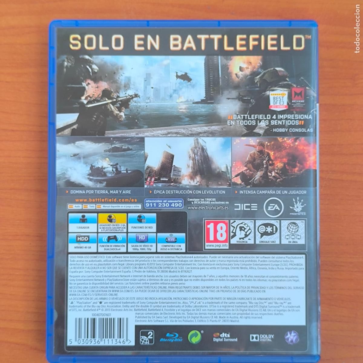 Videojuegos y consolas PS4 de segunda mano: PS4 BATTLEFIELD 4 Sony PlayStation - Foto 2