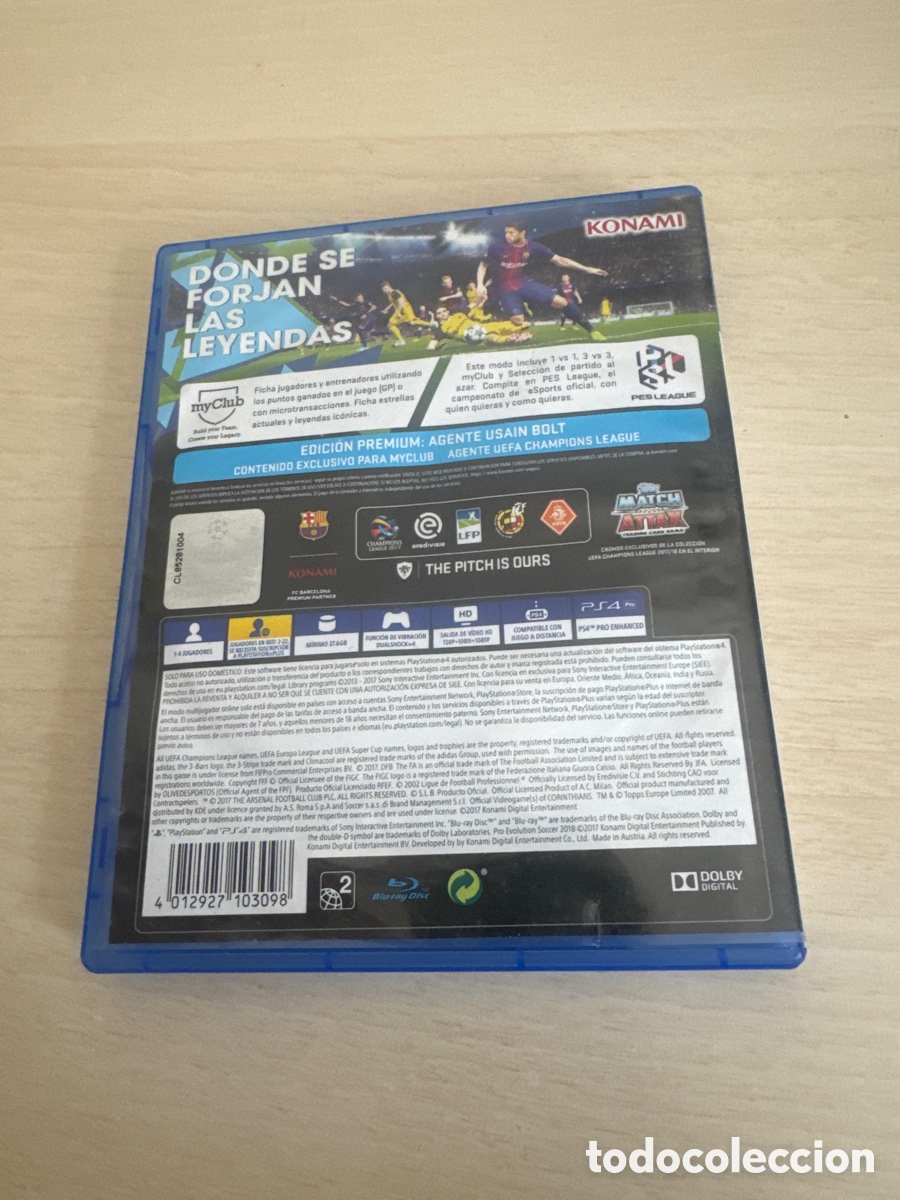Videojuegos y consolas PS4 de segunda mano: Juego Ps4 PRO EVOLUTION SOCCER 2018 - Foto 4