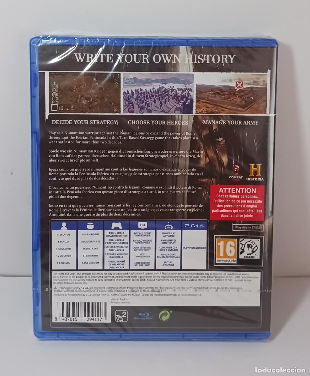 Videojuegos y consolas PS4 de segunda mano: NUMANTIA PS4 PAL EUROPA PRECINTADO - Foto 2