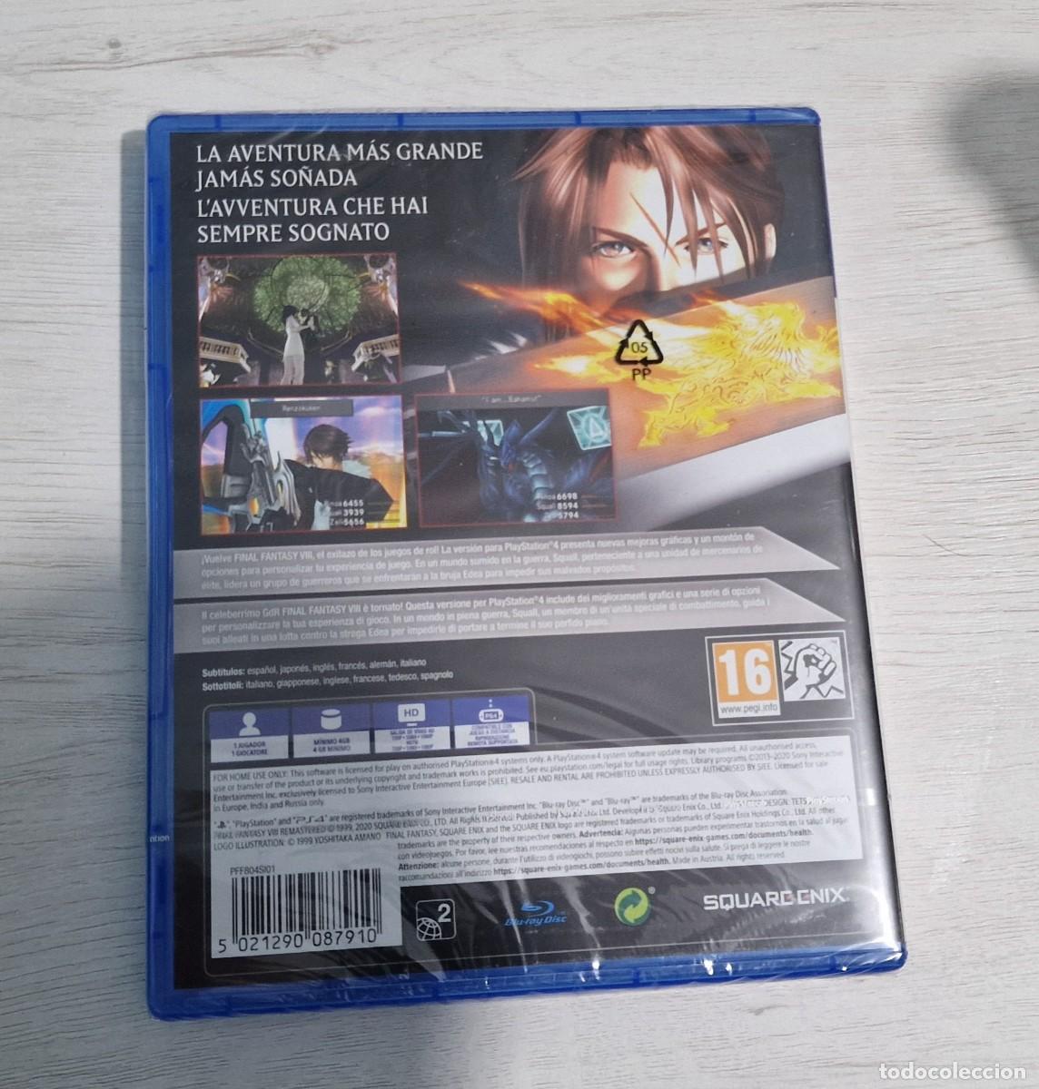 Videojuegos y consolas PS4 de segunda mano: &zwj;♂️ Final Fantasy VIII remastered ps4 - Foto 2