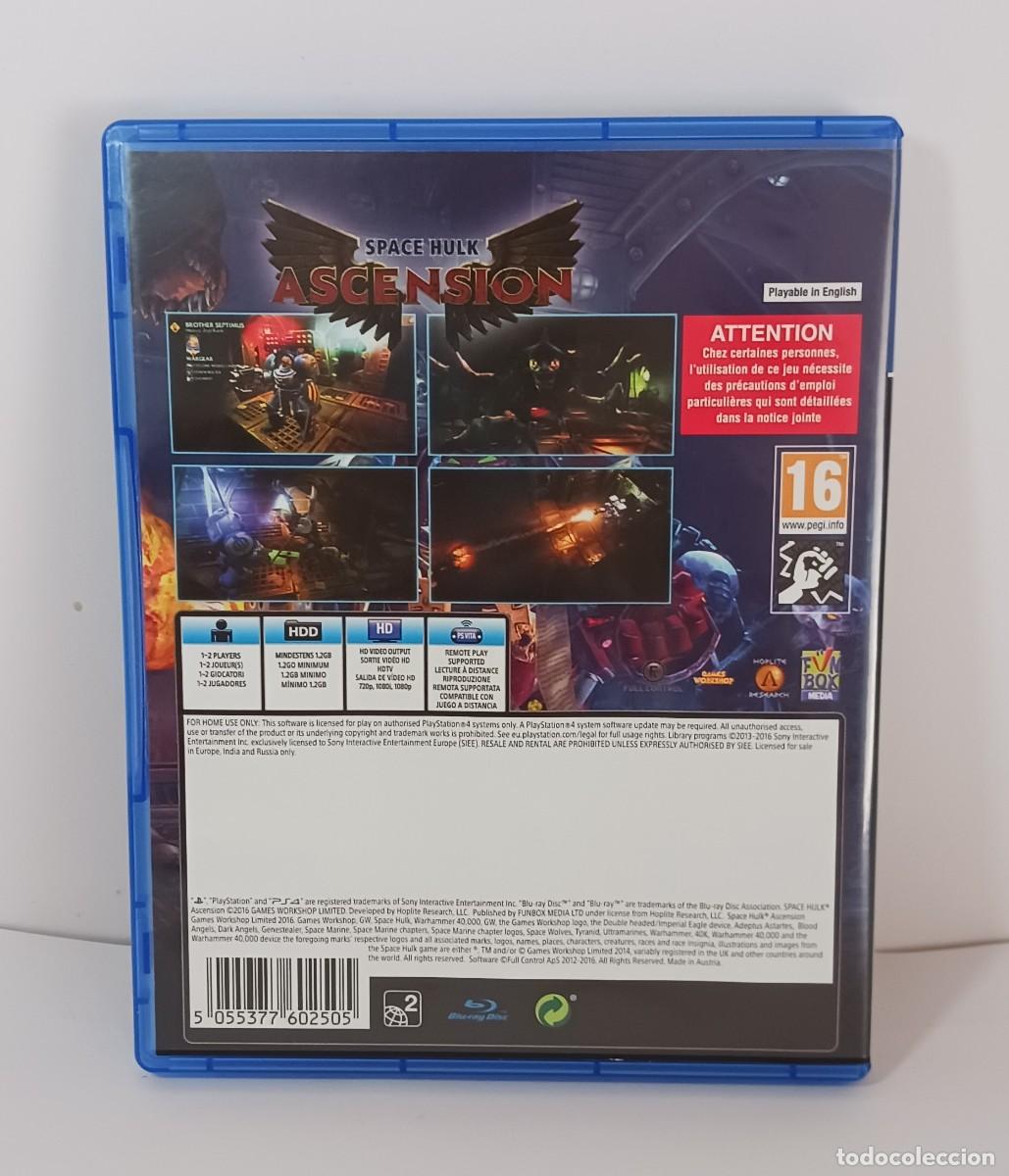 Videojuegos y consolas PS4 de segunda mano: SPACE HULK ASCENSION PS4 PAL EU SIN MANUAL - Foto 2