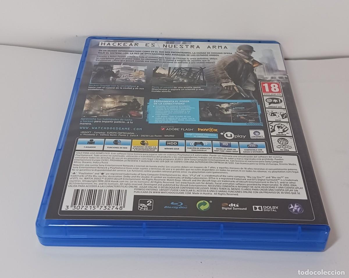 Videojuegos y consolas PS4 de segunda mano: WATCHDOGS PS4 PAL ESPA&Ntilde;A - Foto 7