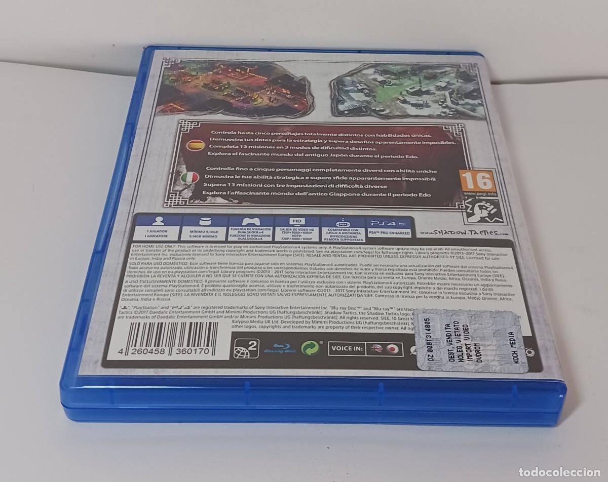 Videojuegos y consolas PS4 de segunda mano: SHADOW TACTICS PS4 PAL ESP - Foto 7