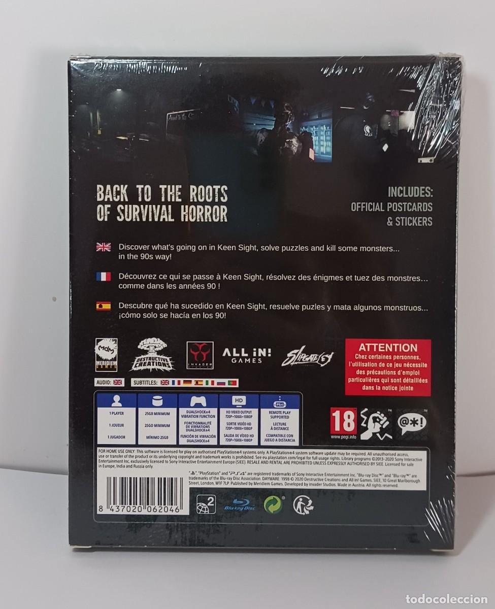 Videojuegos y consolas PS4 de segunda mano: DAYMARE 1998 BLACK EDITION PS4 PAL EU PRECINTADO - Foto 2