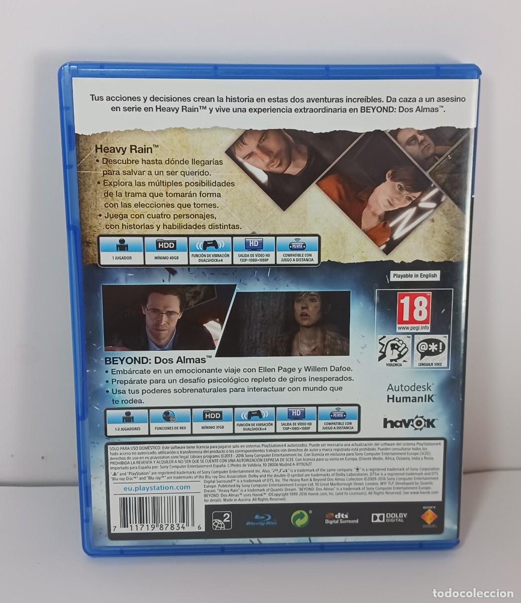 Videojuegos y consolas PS4 de segunda mano: THE HEAVY RAIN & TWO SOULS PS4 PAL ESP - Foto 2
