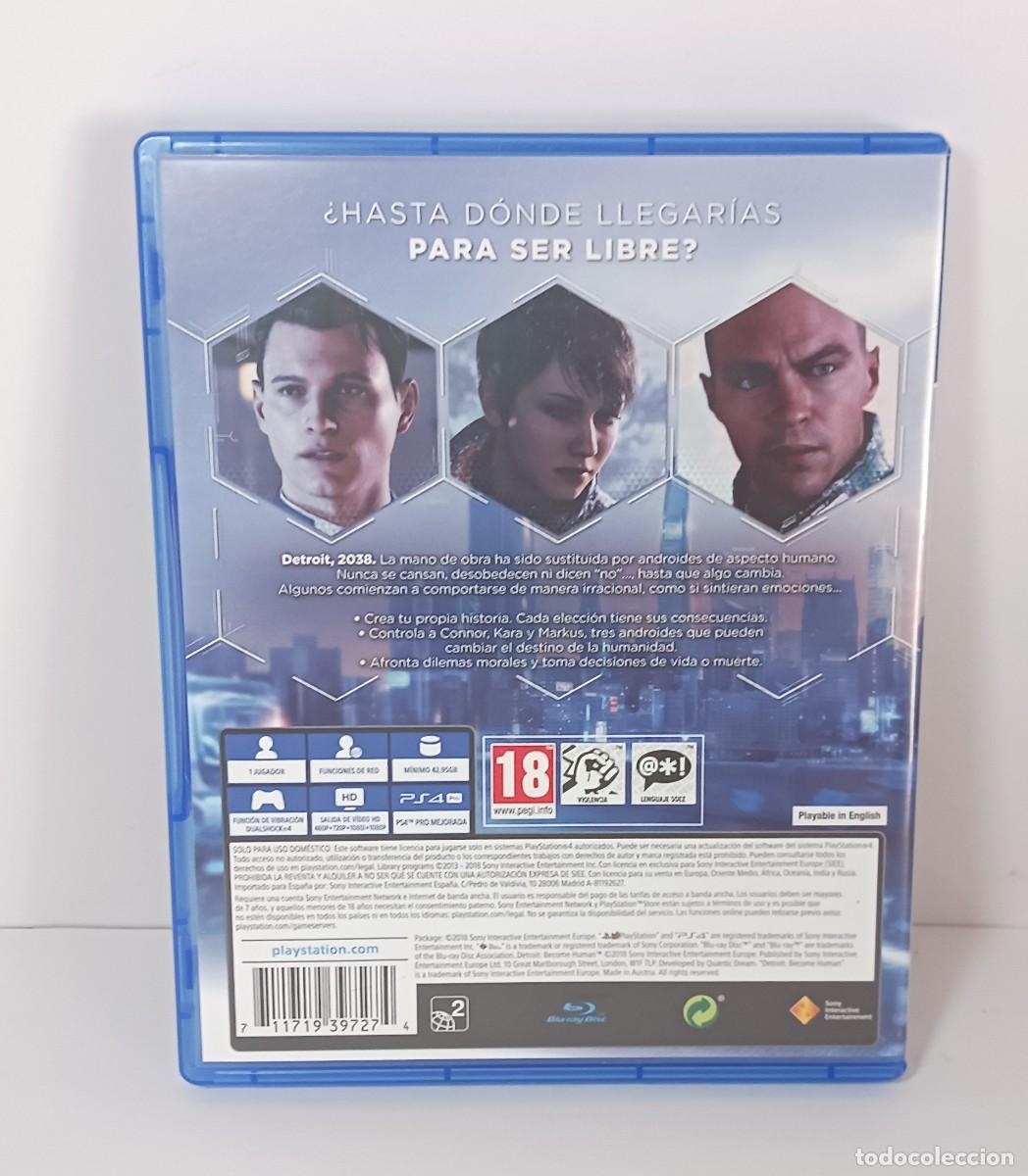 Videojuegos y consolas PS4 de segunda mano: DETROIT BECAME HUMAN PS4 PAL ESP - Foto 2