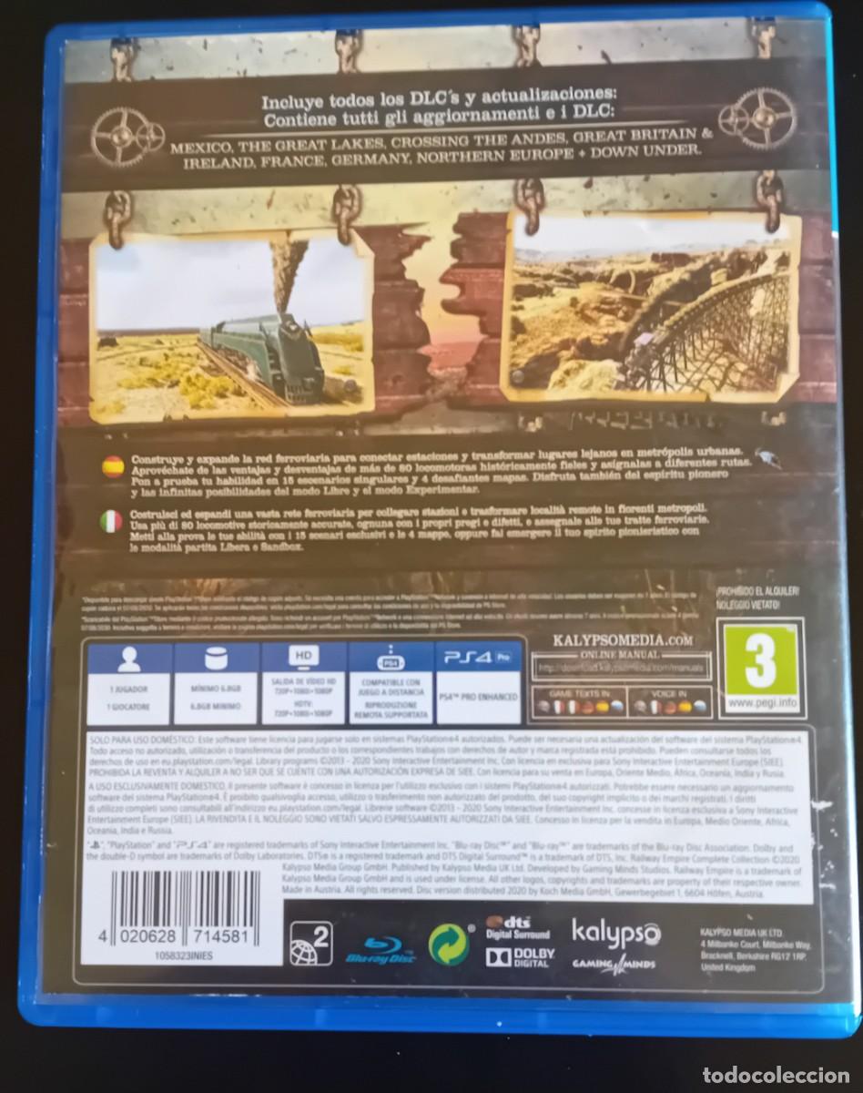 Videojuegos y consolas PS4 de segunda mano: PS4 RAILWAY COMPLETE COLLECTION. EN ESPA&Ntilde;OL. &iexcl;DE TRENES! - Foto 3