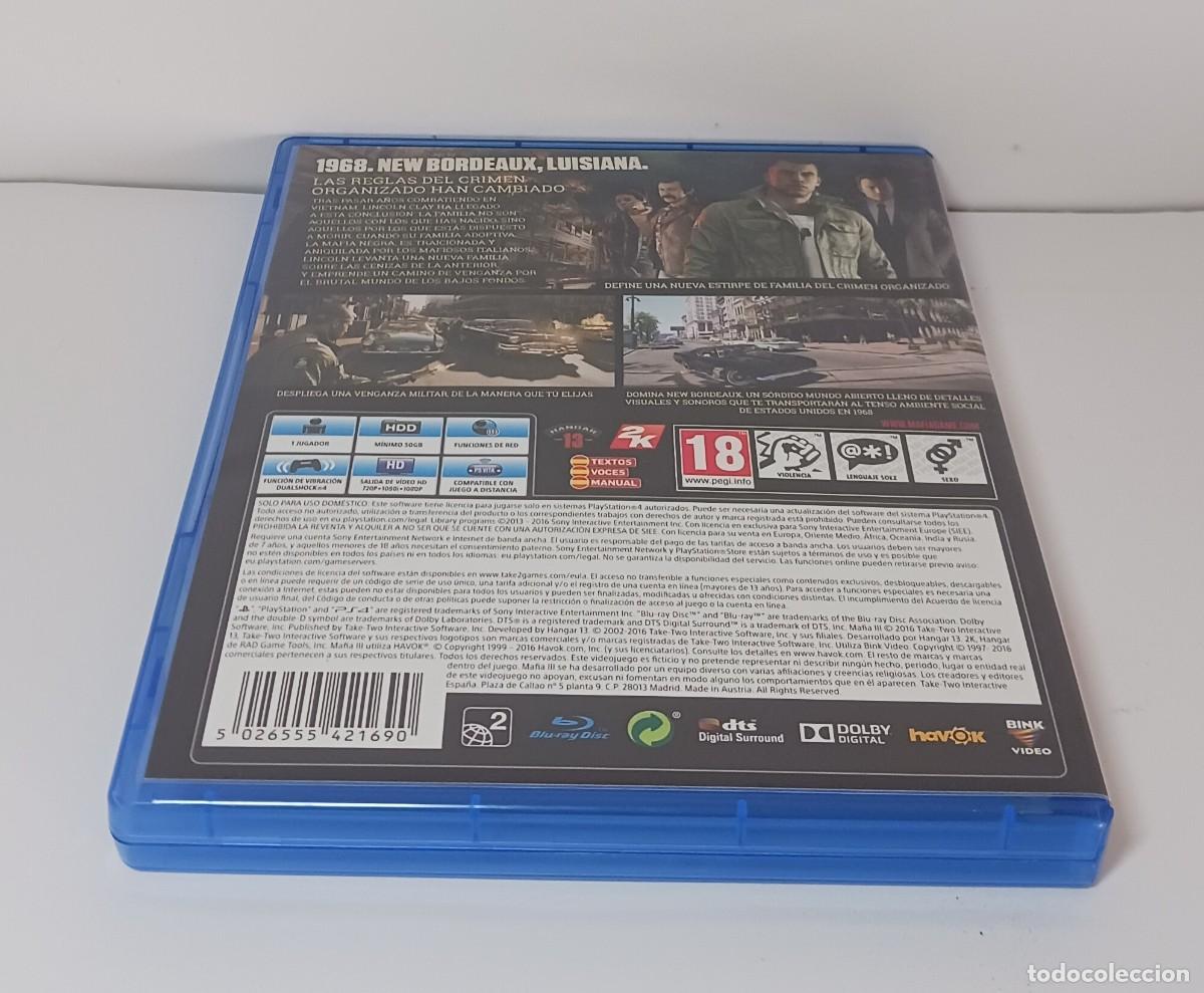 Videojuegos y consolas PS4 de segunda mano: MAFIA III PS4 PAL ESPA&Ntilde;A COMPLETO - Foto 7