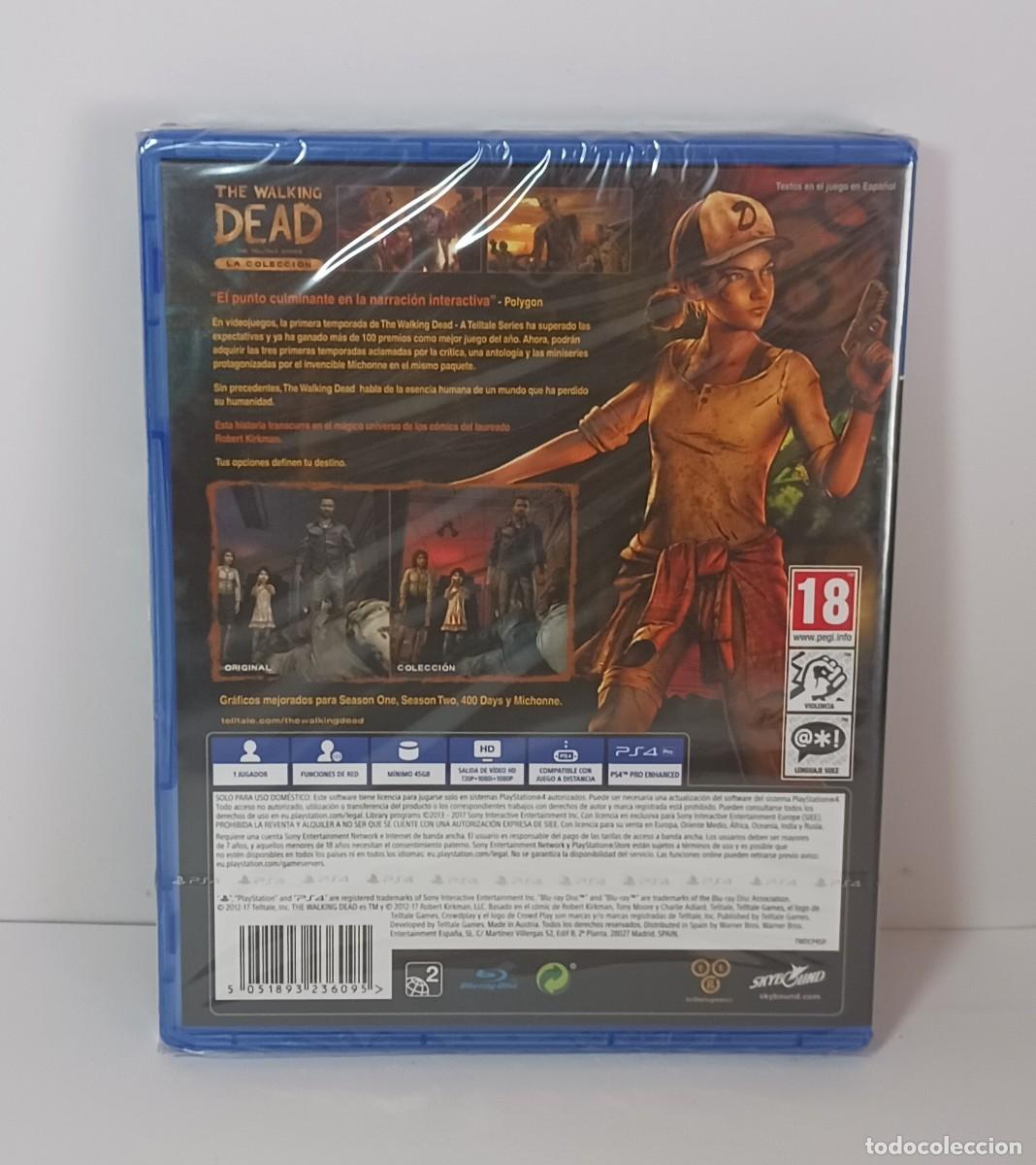 Videojuegos y consolas PS4 de segunda mano: THE WALKING DEAD LA COLECCI&Oacute;N PS4 PAL ESP PRECINTADO - Foto 2