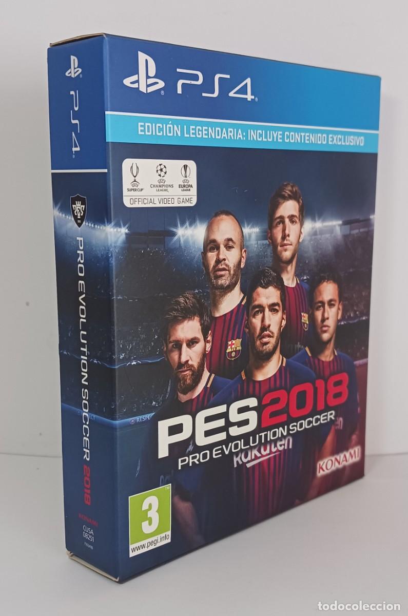 Videojuegos y consolas PS4 de segunda mano: PRO EVOLUTION SOCCER 2018 ED. LEGENDARIA PS4 - Foto 1