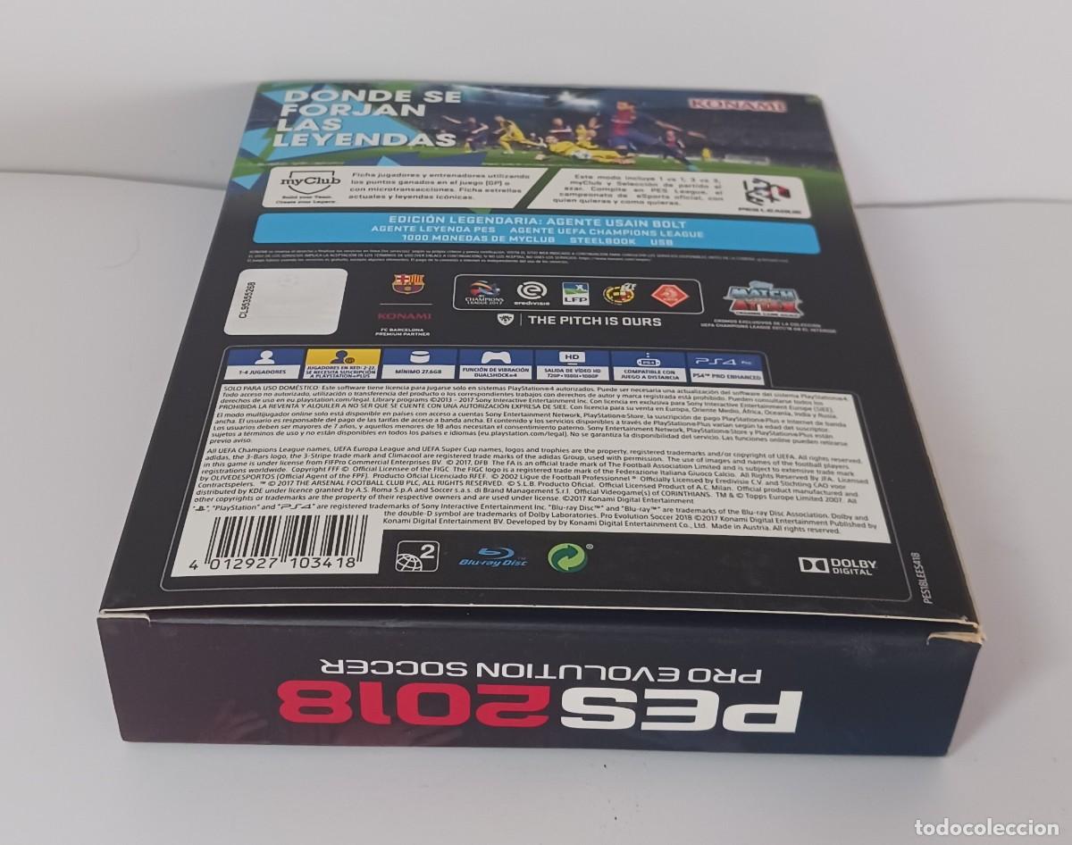 Videojuegos y consolas PS4 de segunda mano: PRO EVOLUTION SOCCER 2018 ED. LEGENDARIA PS4 - Foto 8