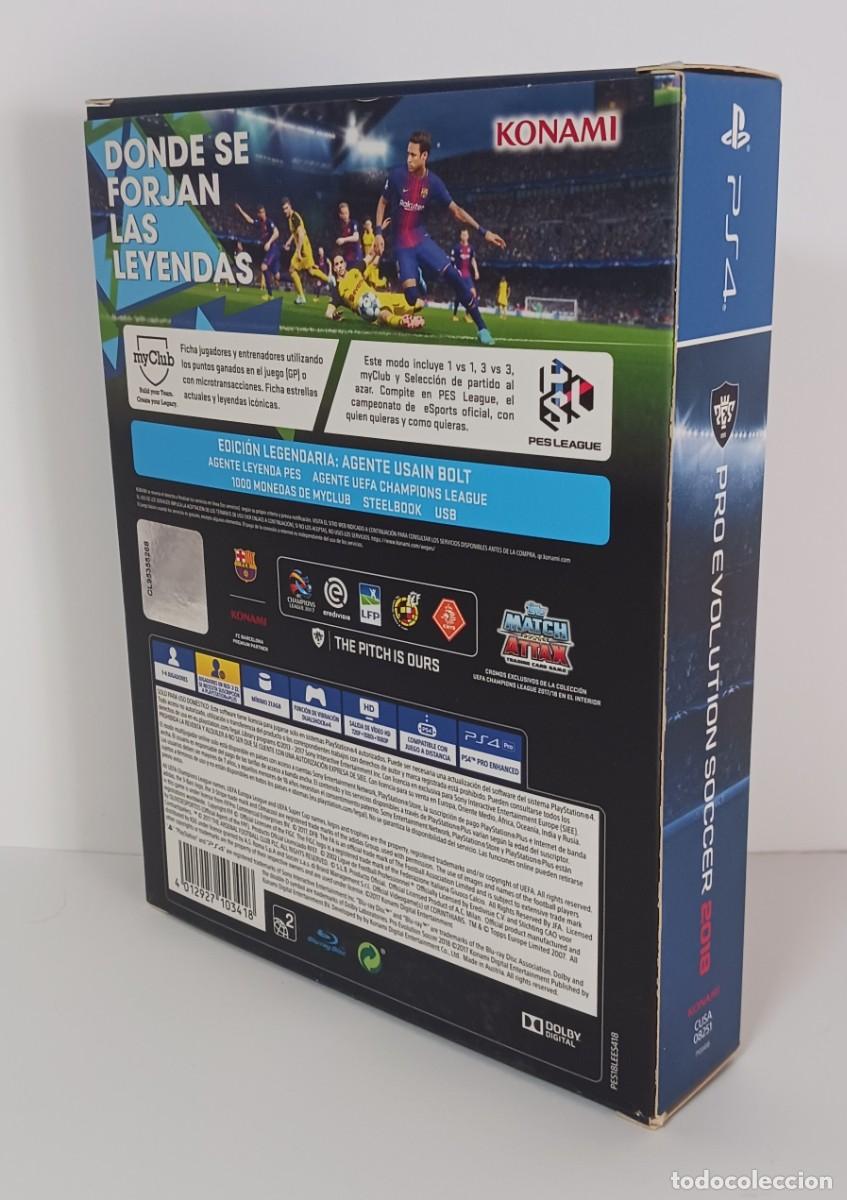Videojuegos y consolas PS4 de segunda mano: PRO EVOLUTION SOCCER 2018 ED. LEGENDARIA PS4 - Foto 9