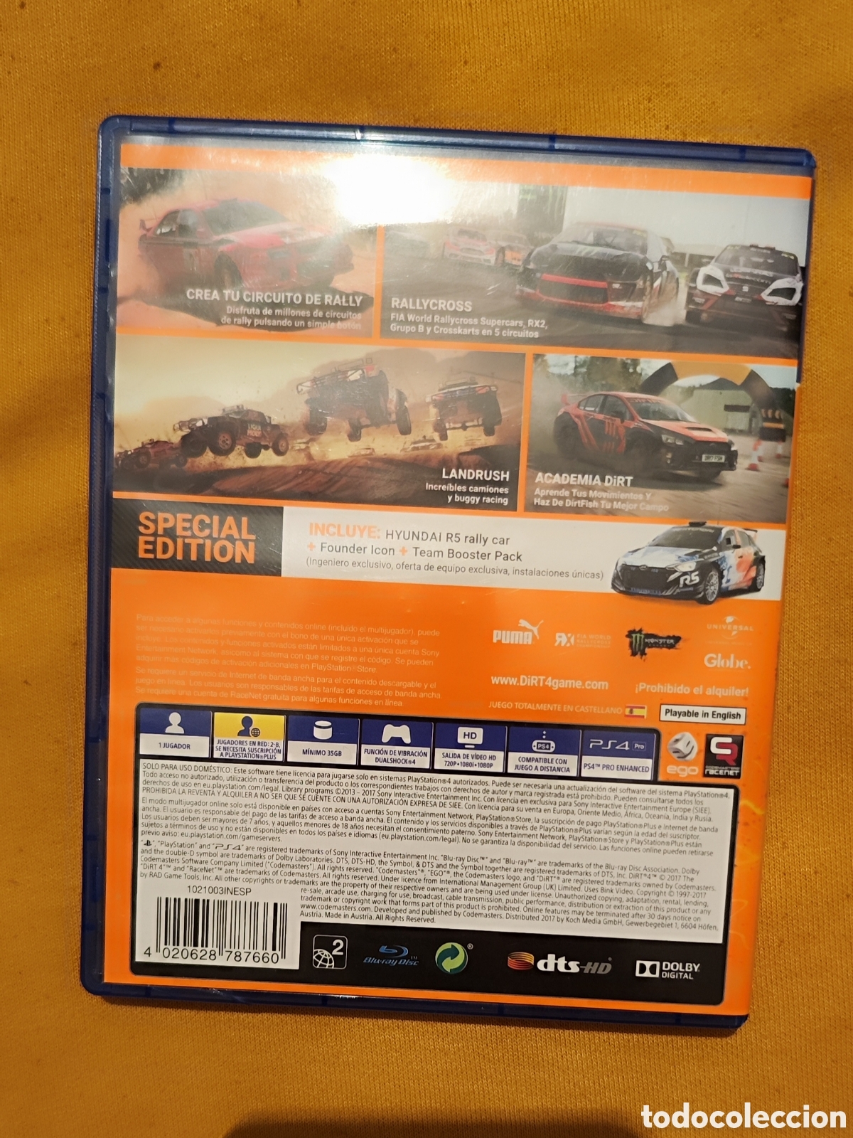 Videojuegos y consolas PS4 de segunda mano: PS4 DIRT 4 SPECIAL EDITION CODEMASTERS PLAYSTATION - Foto 2