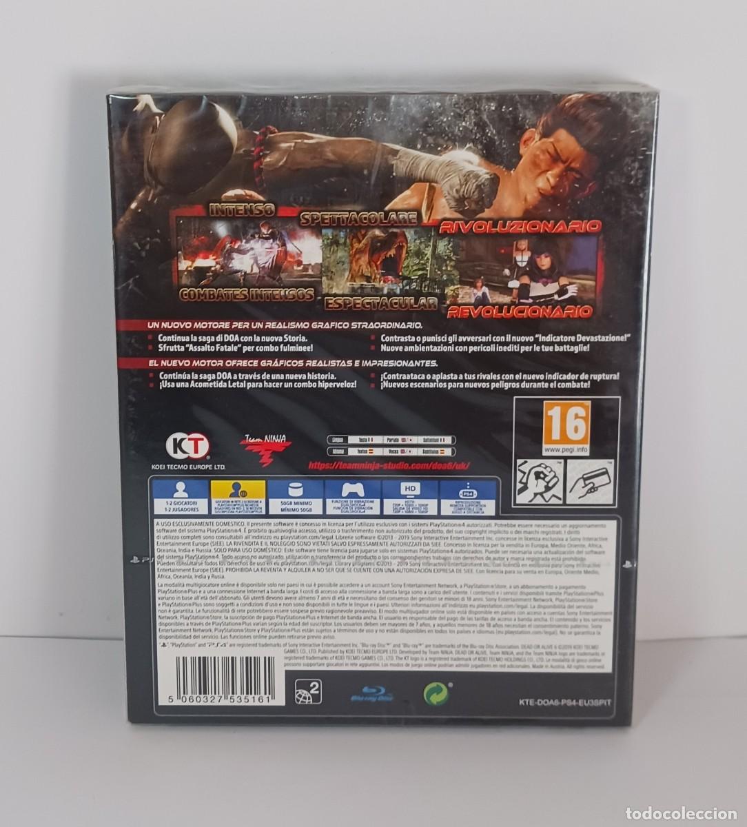 Videojuegos y consolas PS4 de segunda mano: DEAD OR ALIVE 6 PS4 PAL EU PRECINTADO - Foto 2