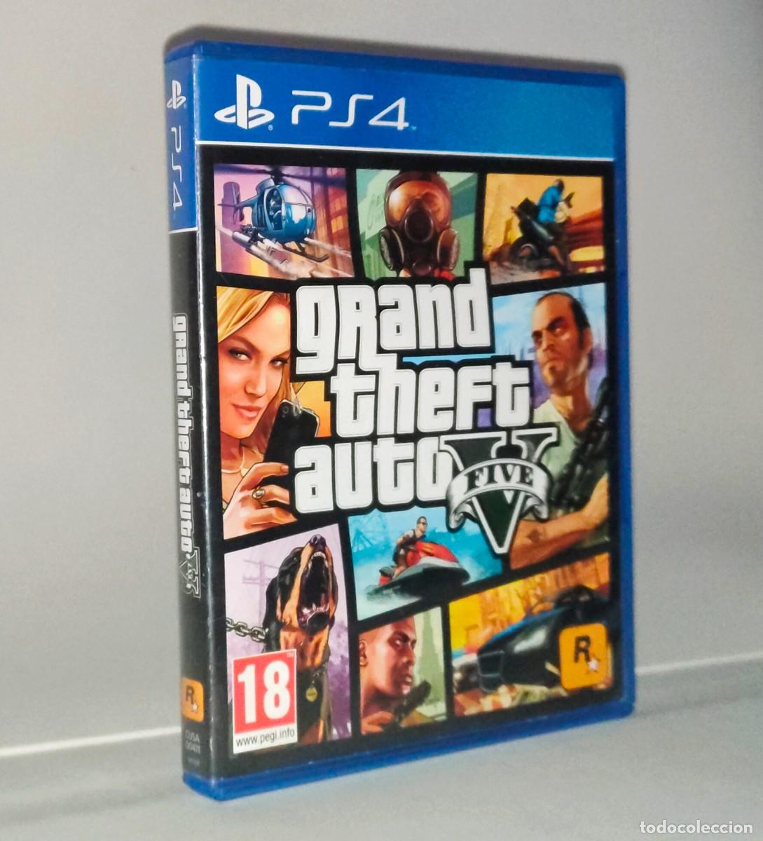 Videojuegos y consolas PS4 de segunda mano: PS4 &bull; GRAND TEFT AUTO V (CAJA VAC&Iacute;A) - Foto 1