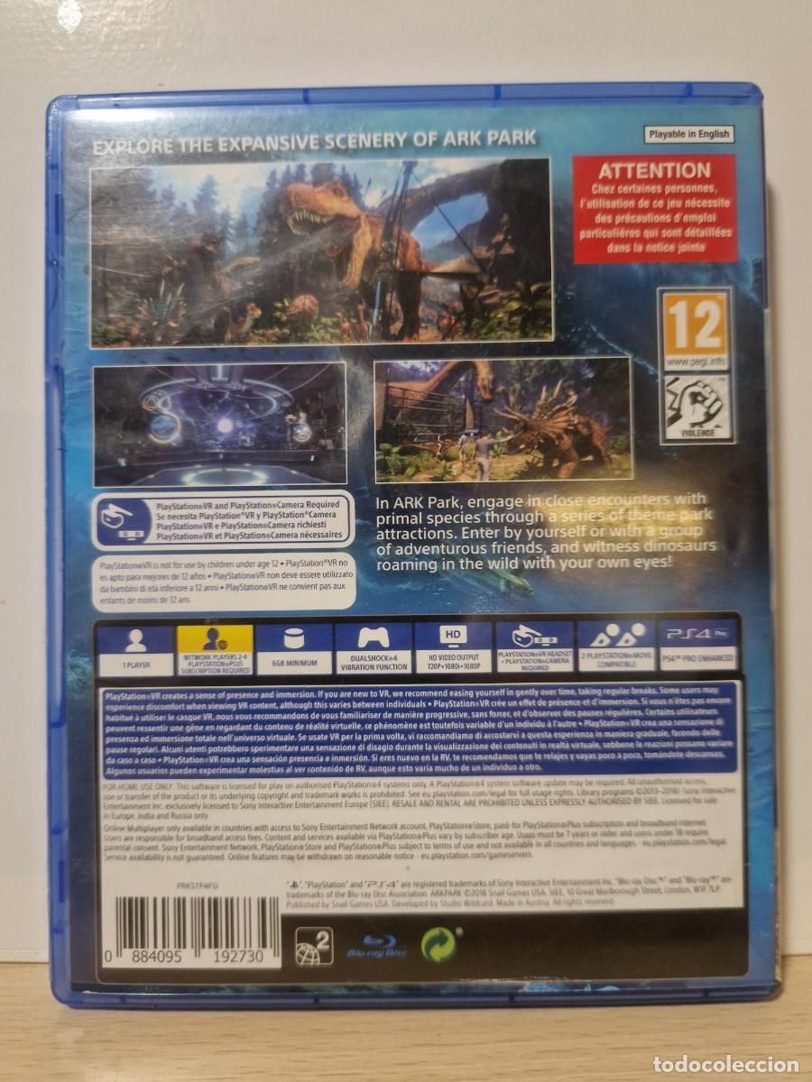 Videojuegos y consolas PS4 de segunda mano: ARK Park VR - PlayStation 4 [SEMINUEVO] - Foto 2