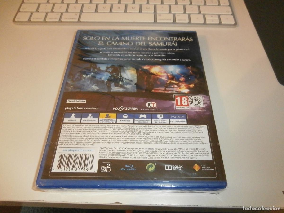 Videojuegos y consolas PS4 de segunda mano: NIOH PRECINTADO PS4 PAL CASTELLANO - Foto 2
