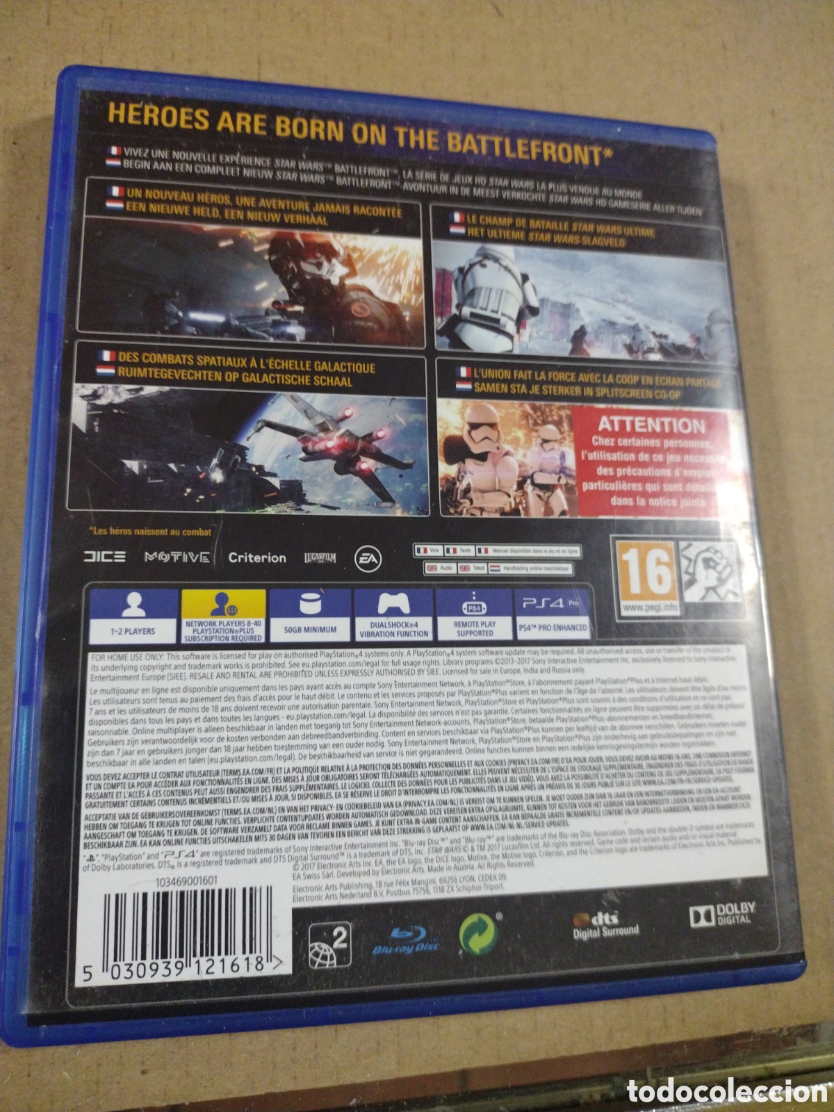 Videojuegos y consolas PS4 de segunda mano: Battlefront. PS4 Playstation 4 Sony. Pal Esp - Foto 2