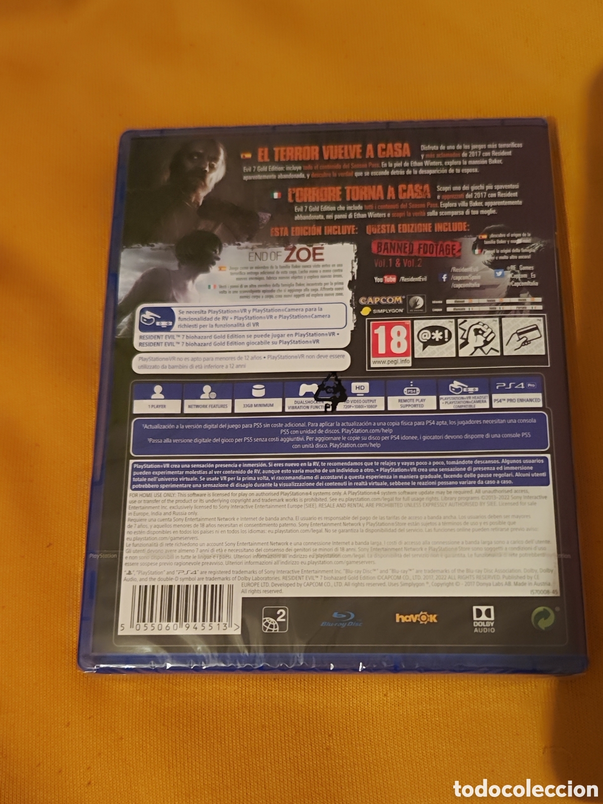 Videojuegos y consolas PS4 de segunda mano: RESIDENT EVIL GOLD EDITION PS4 PRECINTADO - Foto 2