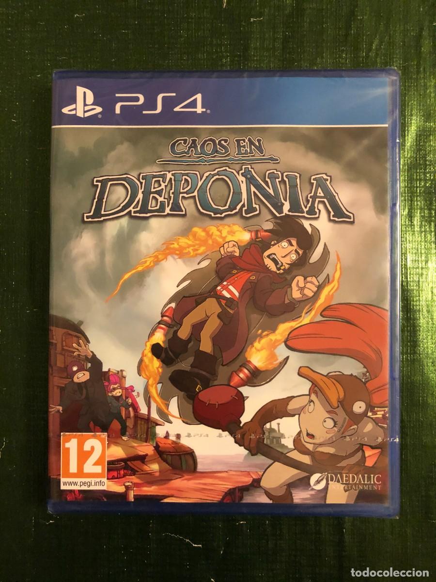 Videojuegos y consolas PS4 de segunda mano: Caos en Deponia PS4 Pal/Espa&ntilde;a Precintado!!! - Foto 1