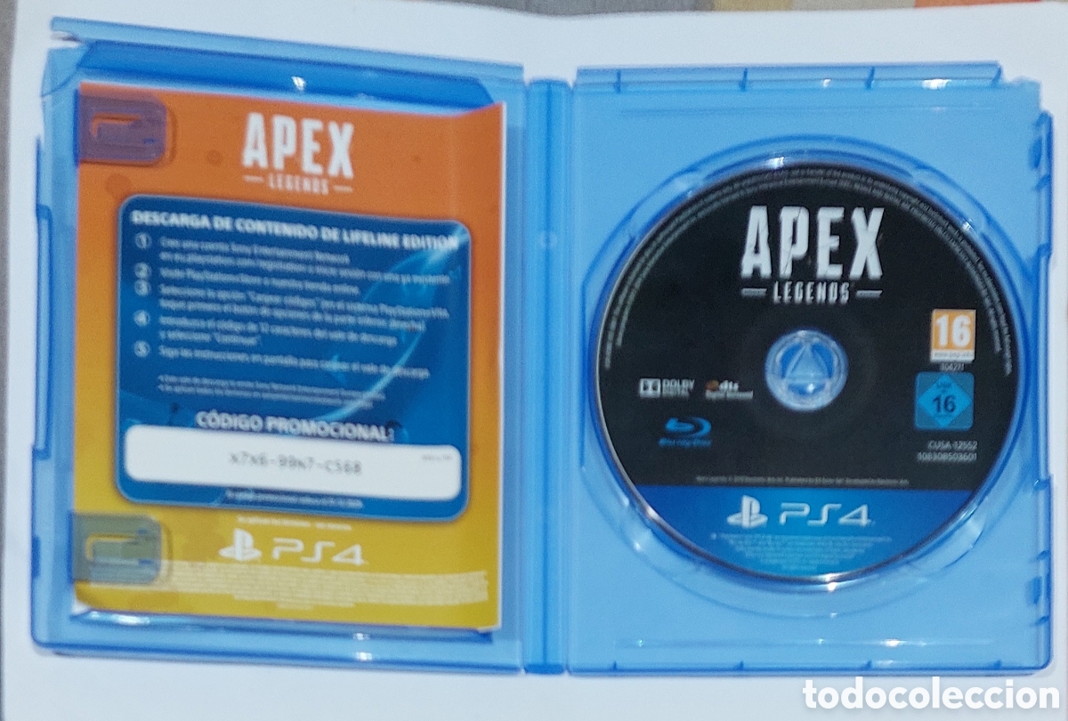 Videojuegos y consolas PS4 de segunda mano: Juego APEX Legends PS4, incluye c&oacute;digo - Foto 1
