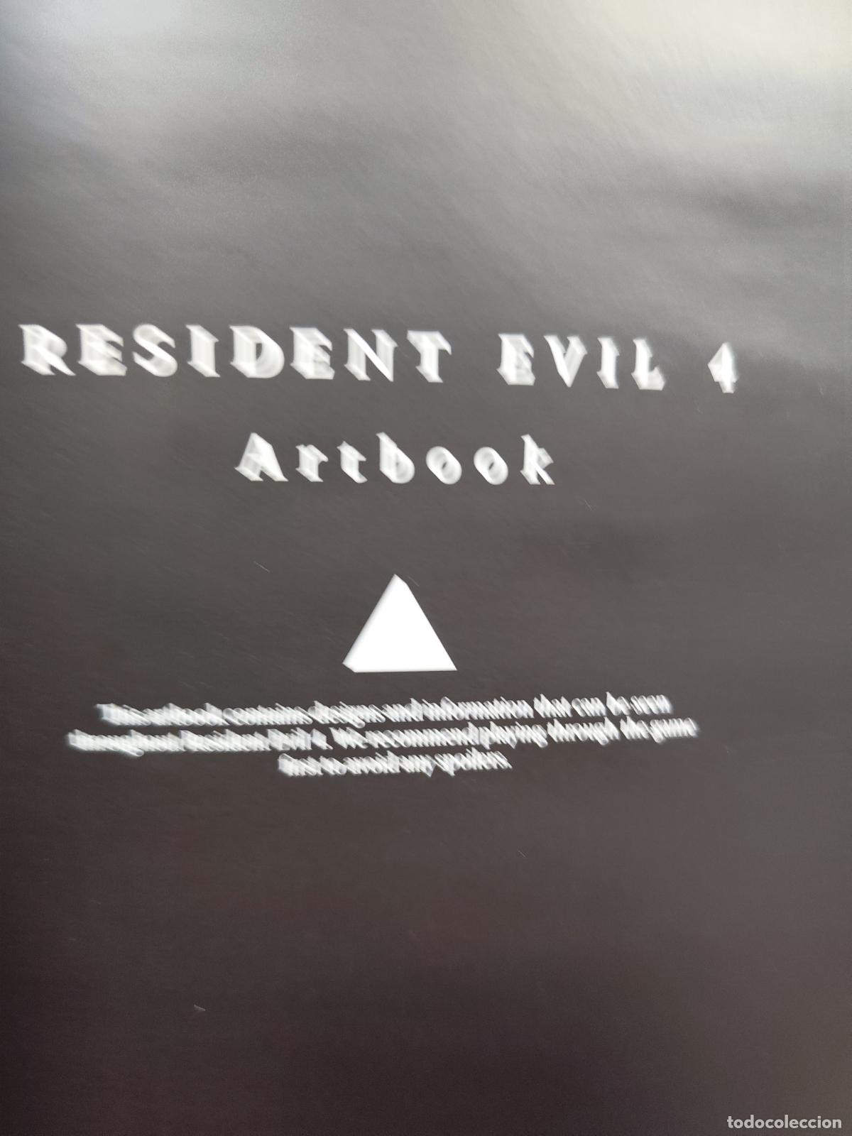 Videojuegos y consolas PS4 de segunda mano: Resident Evil 4 Remake libro de arte Capcom con mapa - Foto 2