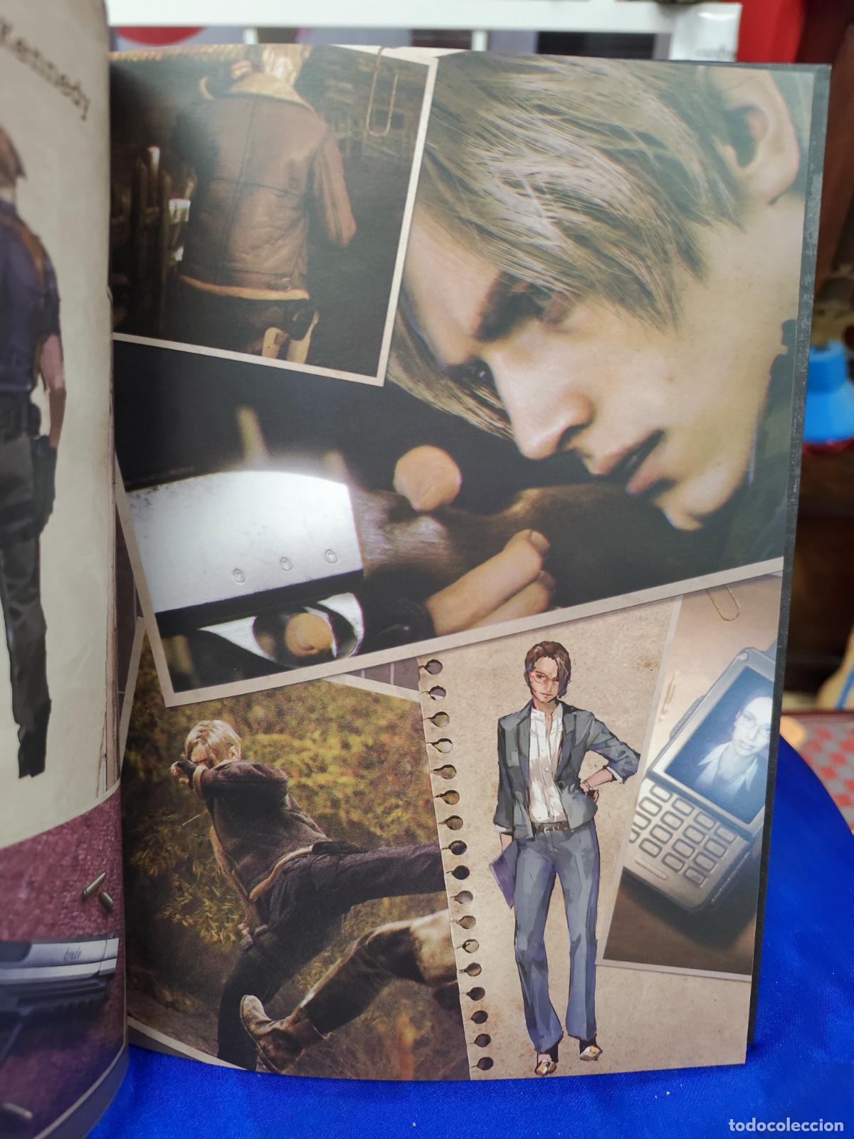 Videojuegos y consolas PS4 de segunda mano: Resident Evil 4 Remake libro de arte Capcom con mapa - Foto 3