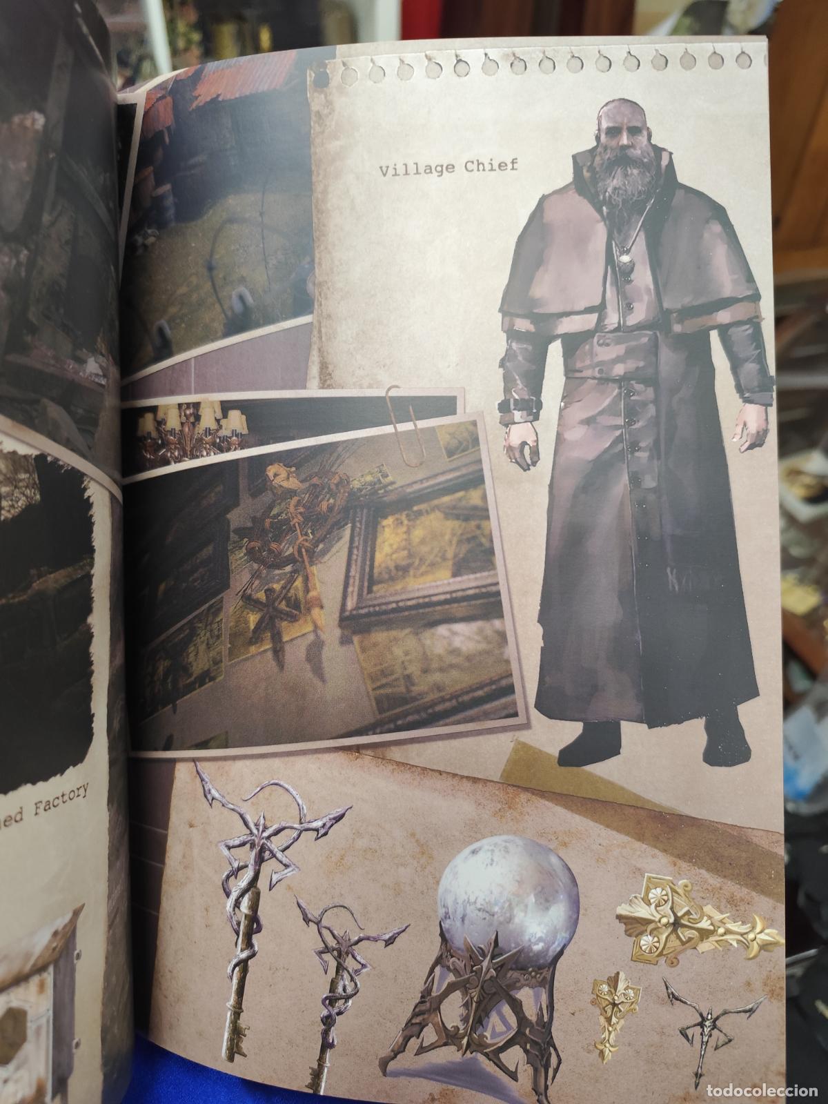 Videojuegos y consolas PS4 de segunda mano: Resident Evil 4 Remake libro de arte Capcom con mapa - Foto 5