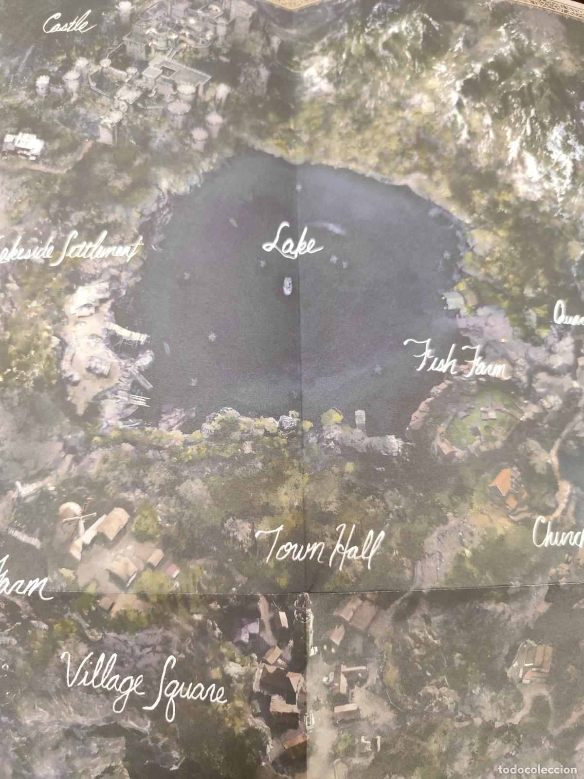 Videojuegos y consolas PS4 de segunda mano: Resident Evil 4 Remake libro de arte Capcom con mapa - Foto 8