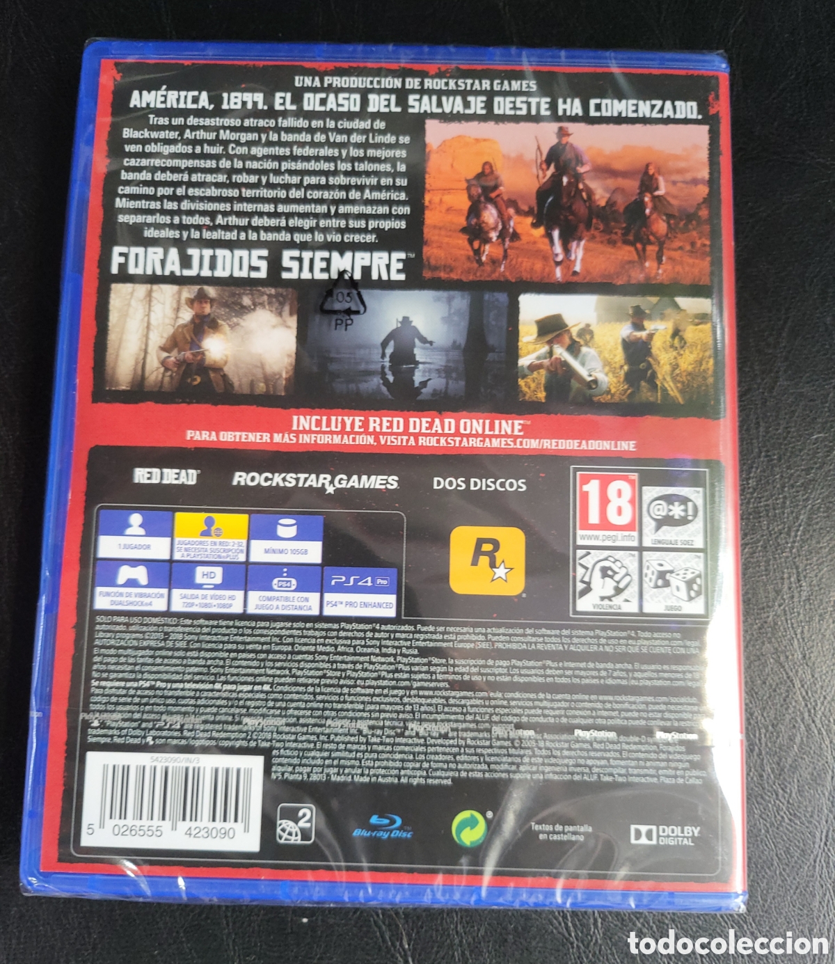 Videojuegos y consolas PS4 de segunda mano: Red deap redenption II PS4 PS5 NUEVO PRECINTADO - Foto 2