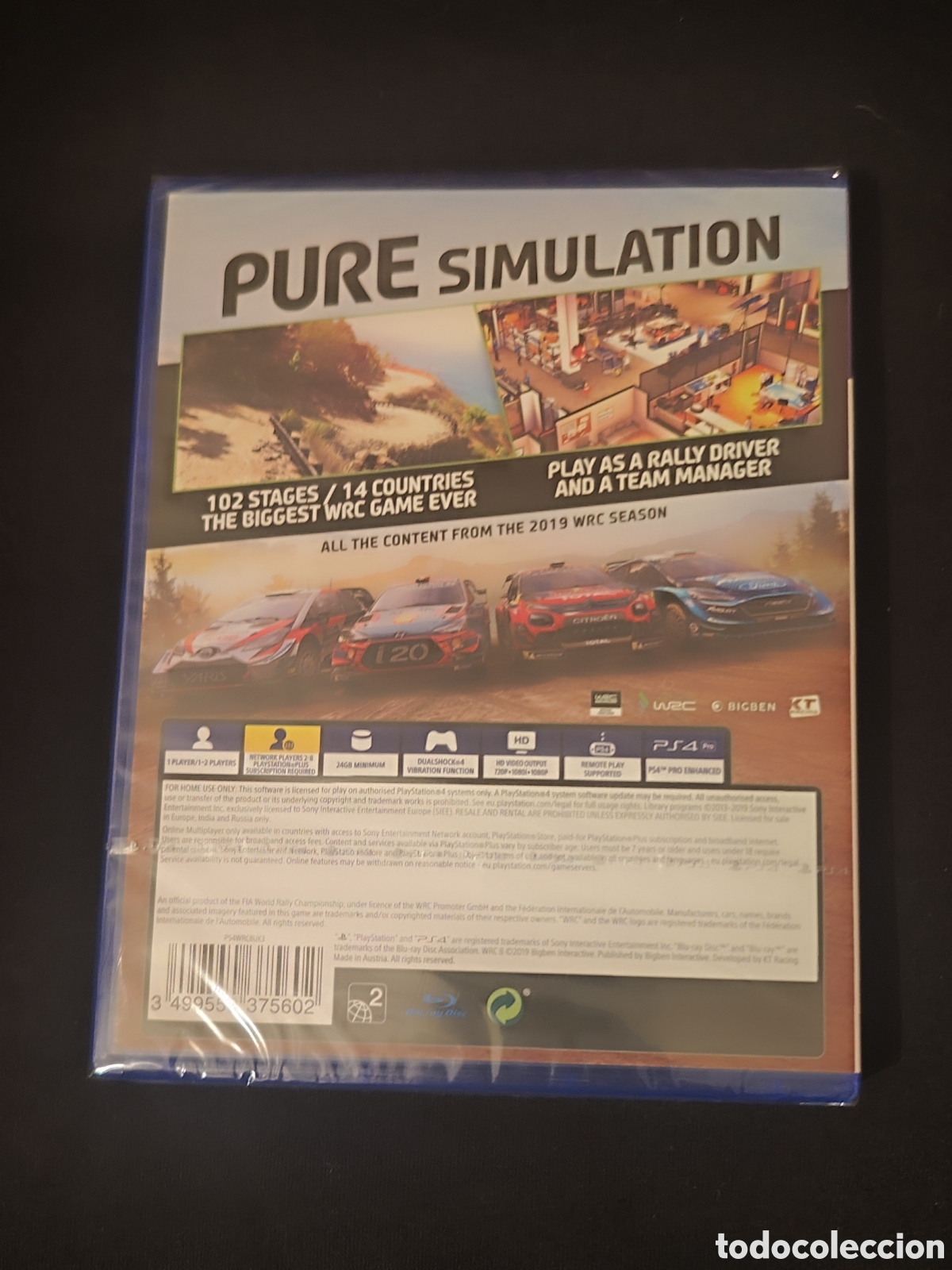 Videojuegos y consolas PS4 de segunda mano: WRC 8 PS4 PRECINTADO - Foto 2