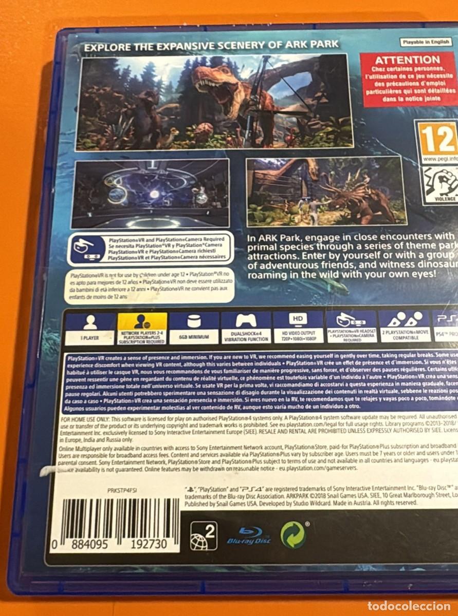 Videojuegos y consolas PS4 de segunda mano: Ark Park VR - PS4 (IMP) - Foto 2