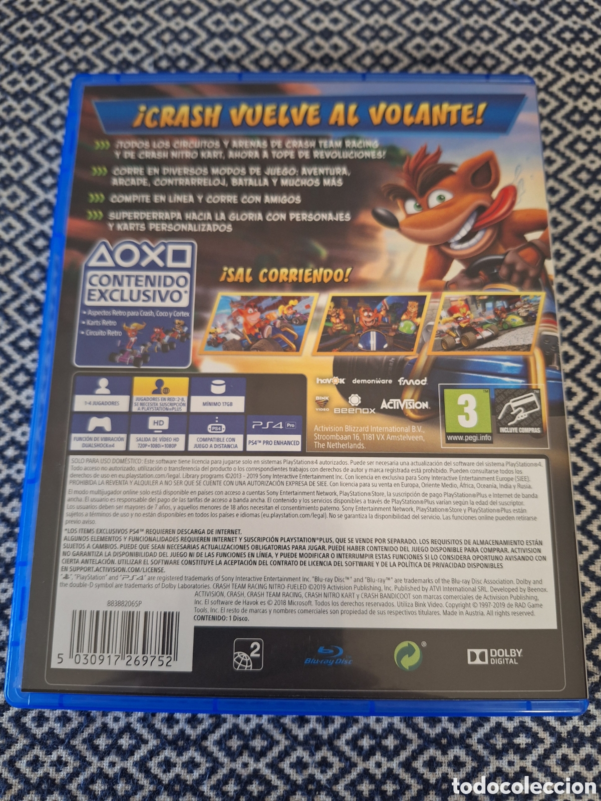 Videojuegos y consolas PS4 de segunda mano: JUEGO SONY PS4 CTR CRASH TEAM RACING NITRO FUELED - Foto 2