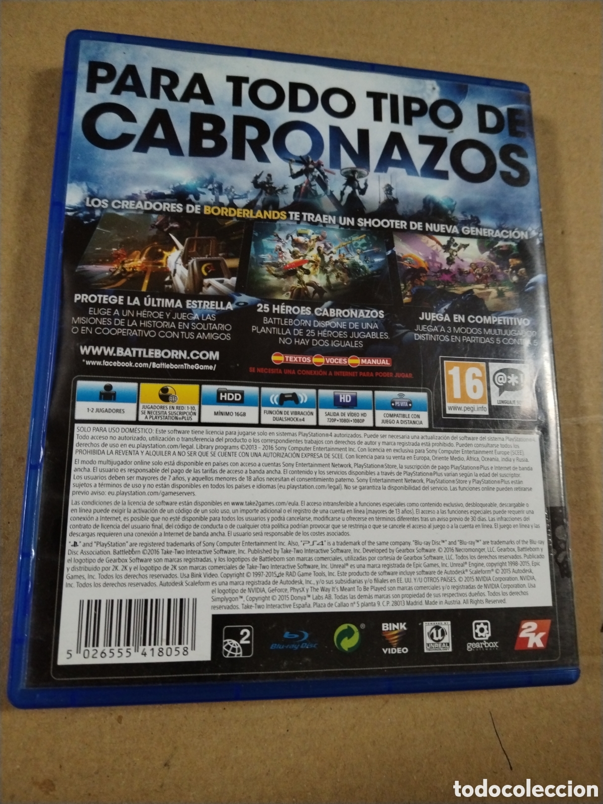 Videojuegos y consolas PS4 de segunda mano: Battleborn. Playstation 4. Ps4. W - Foto 2