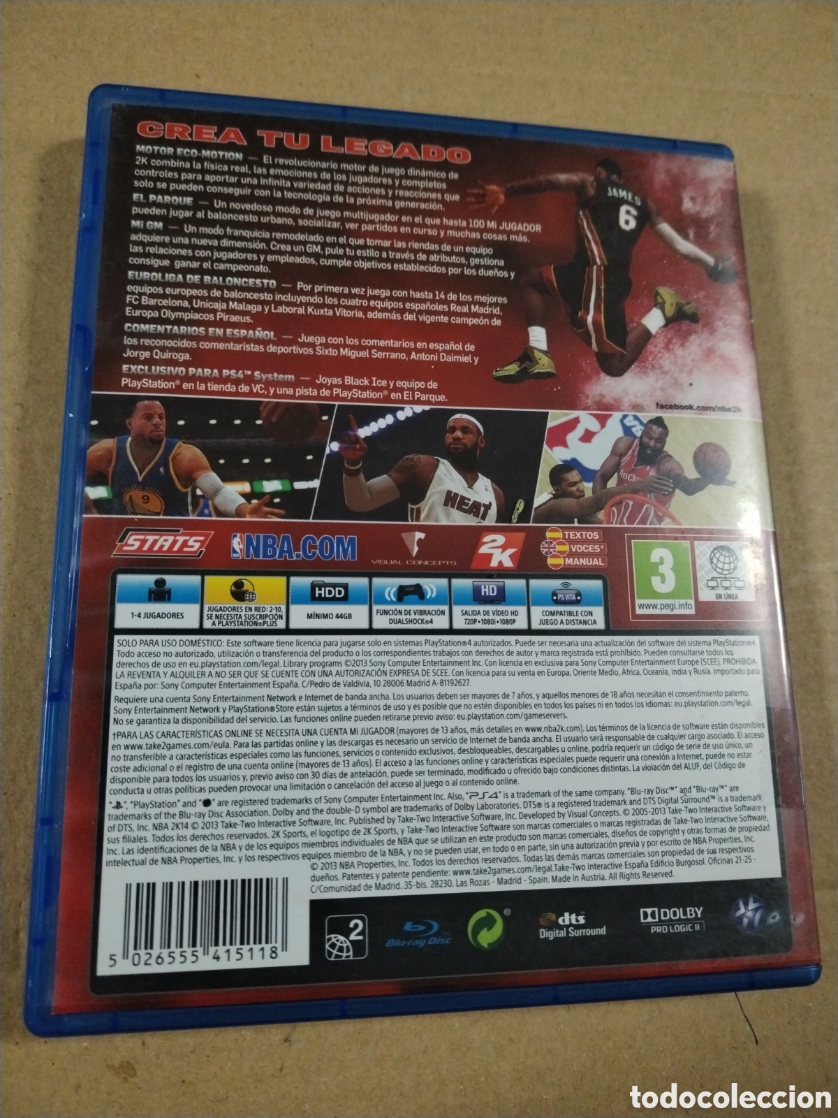 Videojuegos y consolas PS4 de segunda mano: NBA 2K14. Playstation 4. Ps4. W - Foto 2
