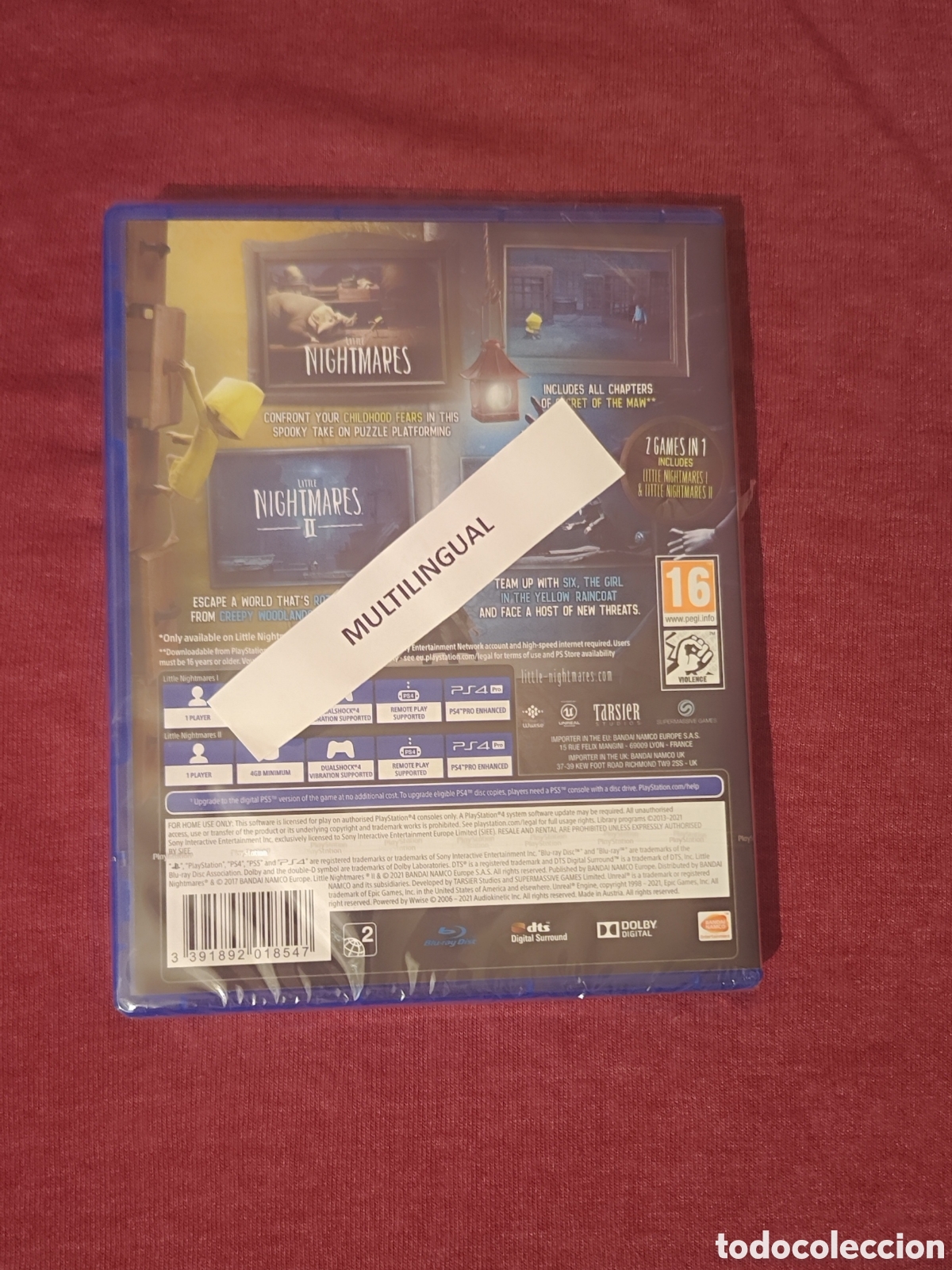 Videojuegos y consolas PS4 de segunda mano: LITTLE NIGHTMARES I & II PS4 PRECINTADO - Foto 2
