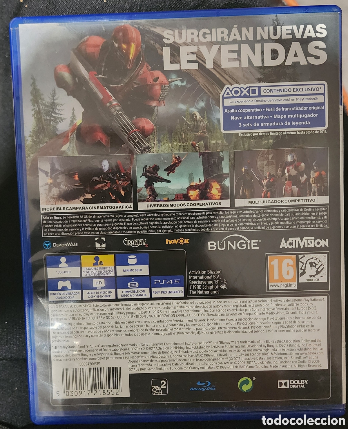 Videojuegos y consolas PS4 de segunda mano: Juego ps4 DESTINY 2..... - Foto 2