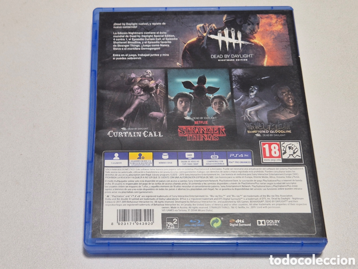 Videojuegos y consolas PS4 de segunda mano: DEAD BY DAYLIGHT NIGHTMARE EDITION - Foto 3
