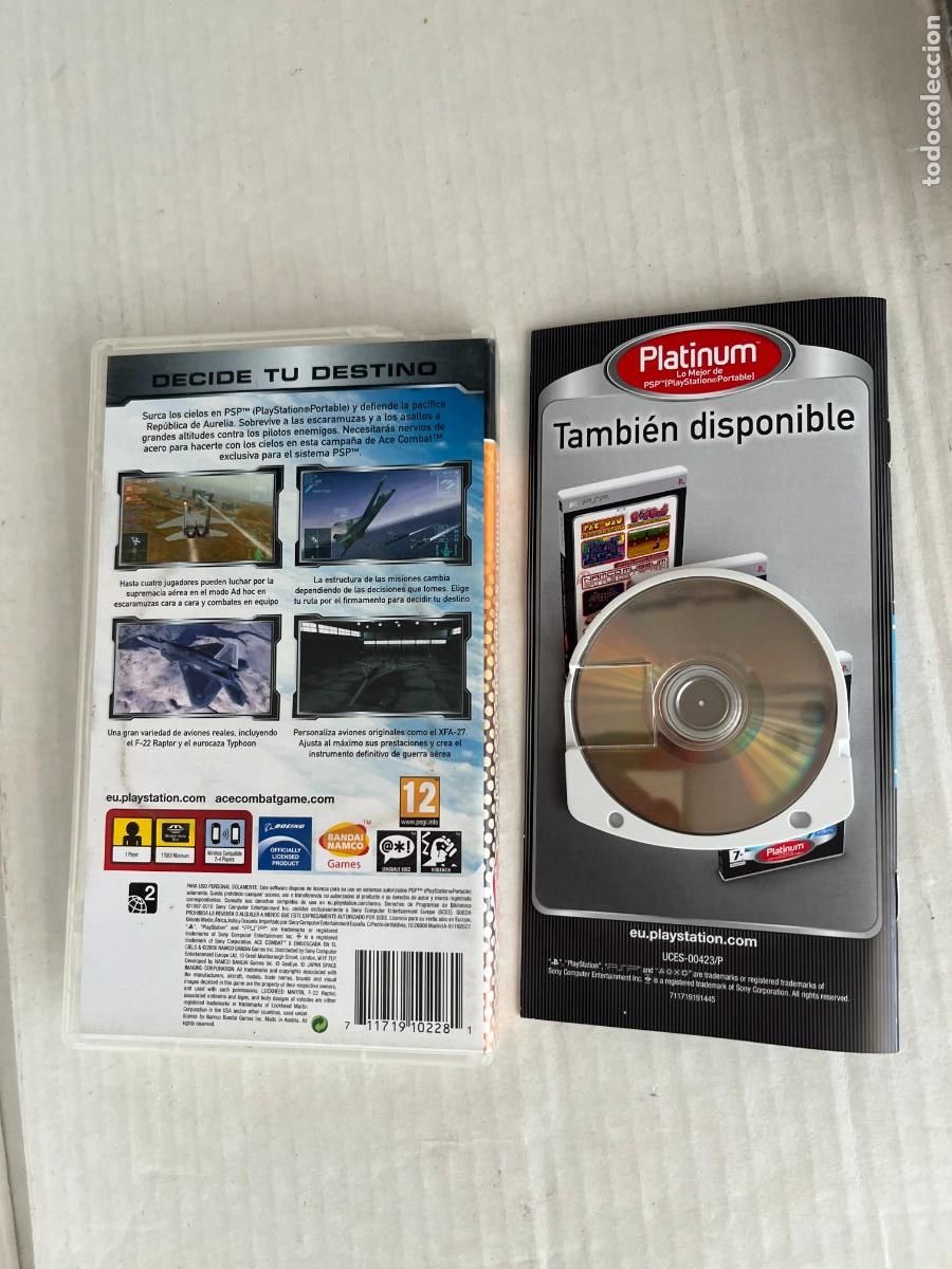 Videojuegos y consolas PS4 de segunda mano: ACE COMBAT X EMBOSCADA EN EL CIELO ESSENTIALS - PSP KREATEN - Foto 2