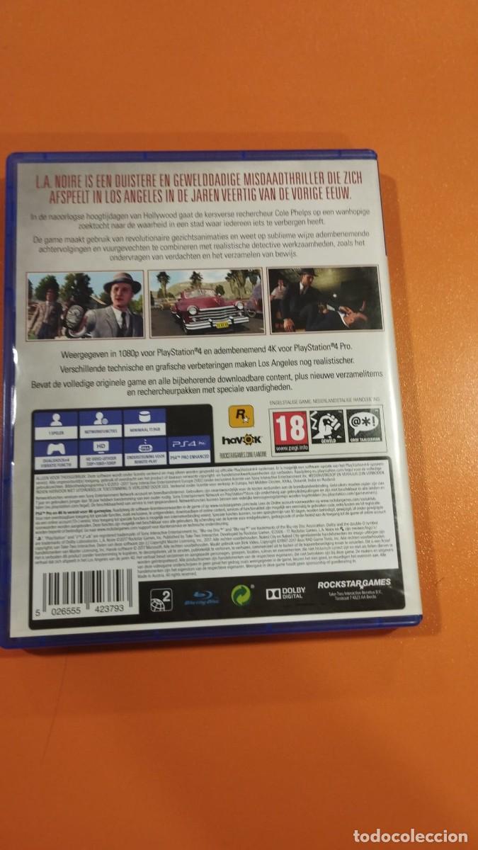 Videojuegos y consolas PS4 de segunda mano: L.A. Noire PS4 &rdquo;IMP&rdquo; - Foto 2