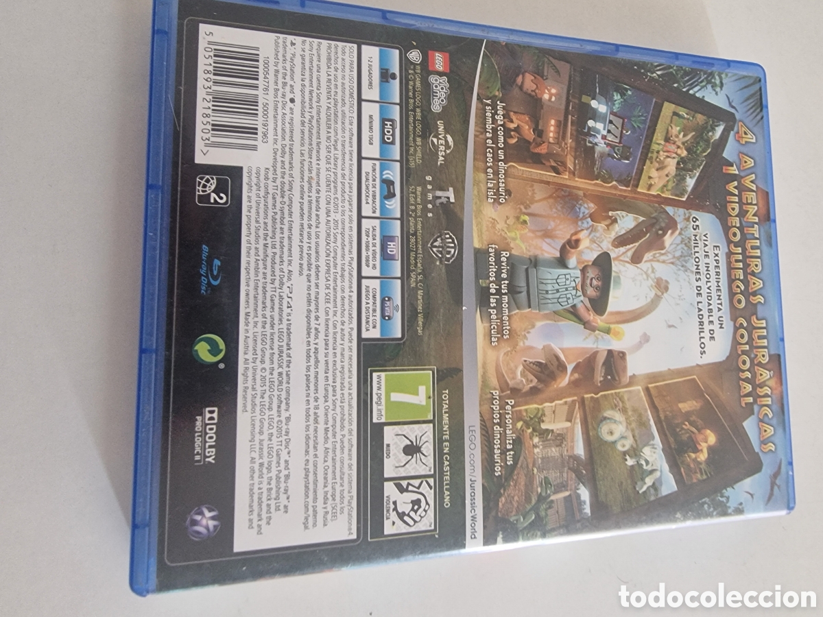 Videojuegos y consolas PS4 de segunda mano: Lego Jurassic World PS4 - Foto 4