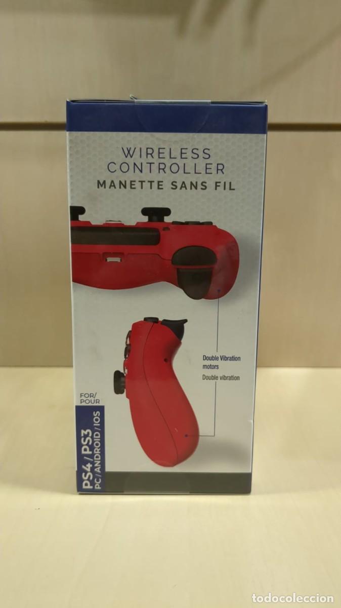 Videojuegos y consolas PS4 de segunda mano: Freaks and Geeks - Mando Sin hilo PS4 LED (Rojo) - Foto 4
