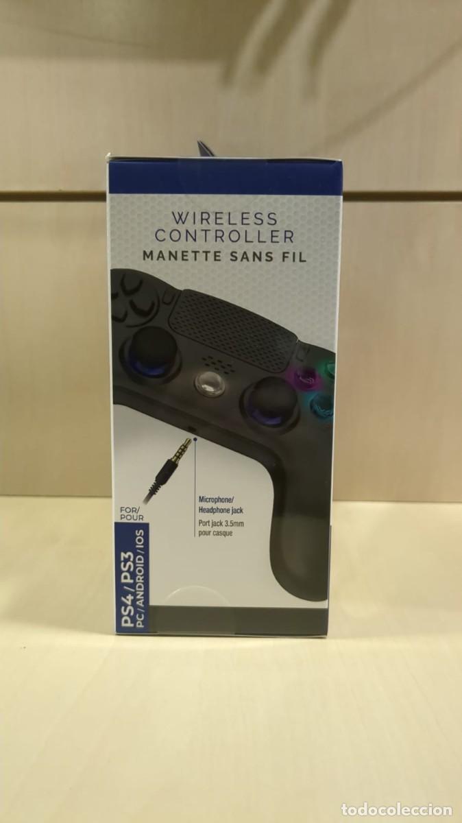 Videojuegos y consolas PS4 de segunda mano: Freaks and Geeks - Mando Sin hilo PS4 LED (Negro) - Foto 4