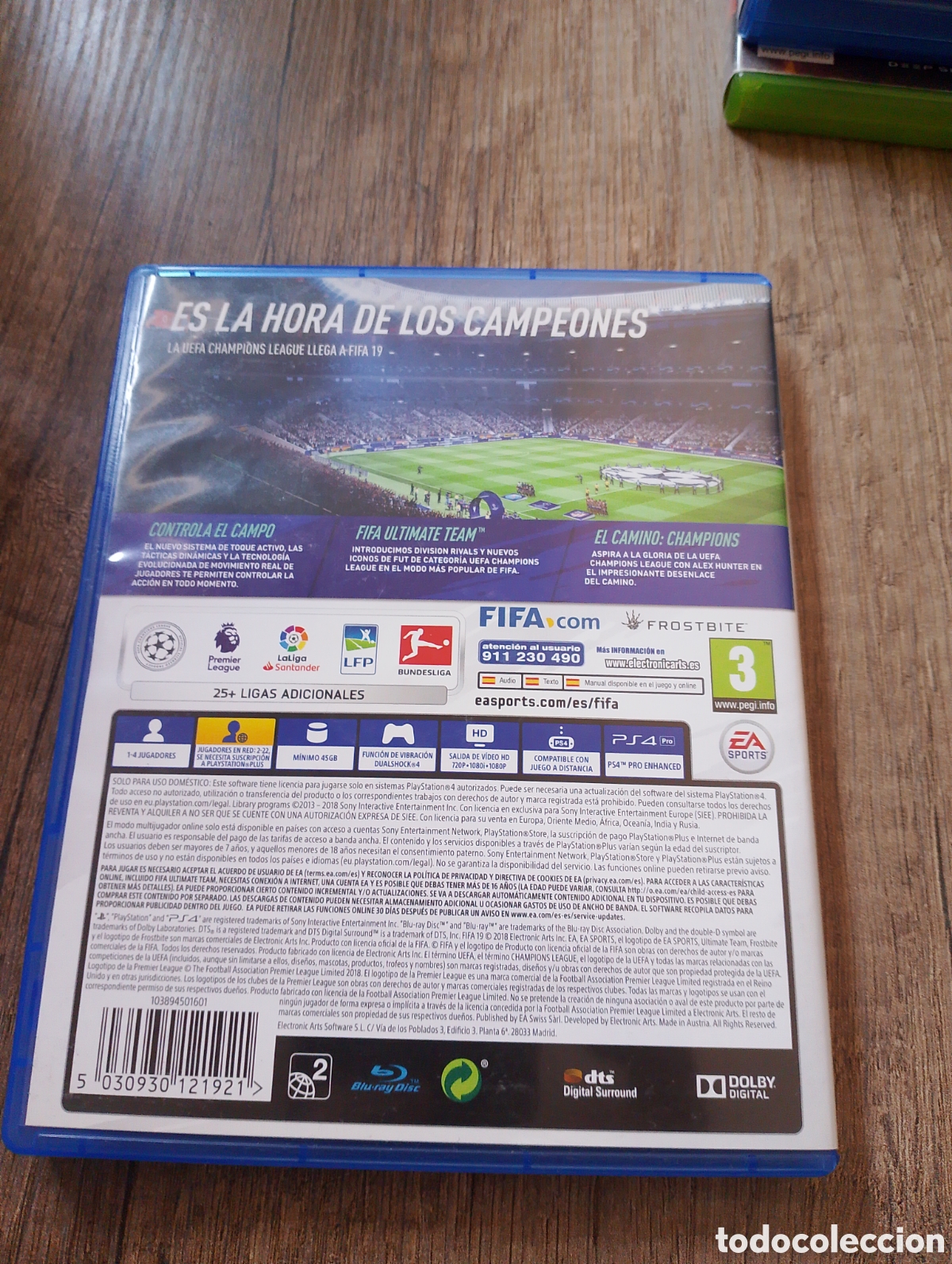 Videojuegos y consolas PS4 de segunda mano: Juego PS4 FIFA 2019 EA - Foto 2