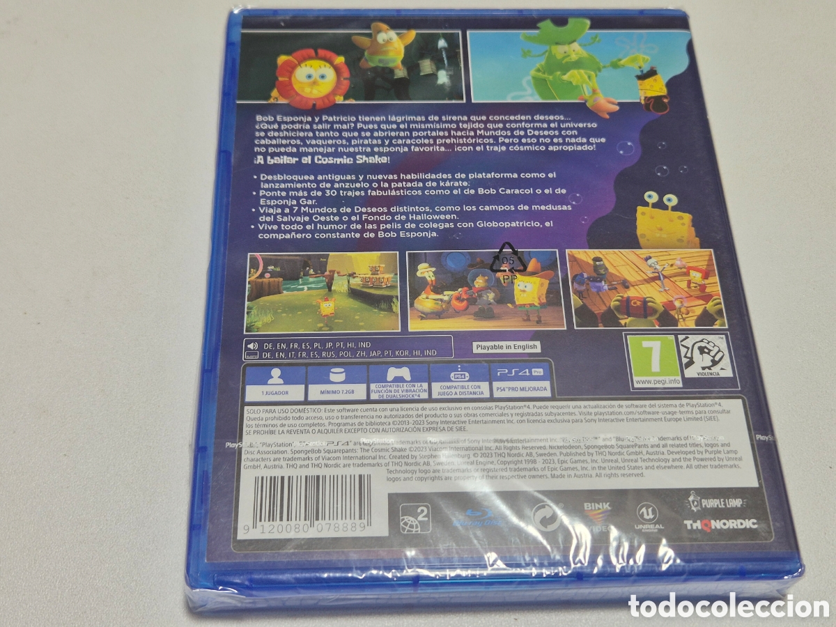 Videojuegos y consolas PS4 de segunda mano: BOB ESPONJA THE COSMIC SHAKE - Foto 2